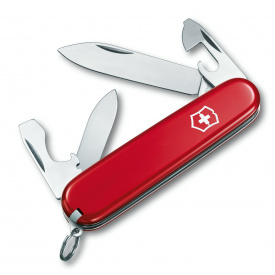 Швейцарский нож Victorinox Recruit 84 мм 10 функций Красный в блистере (0.2503.B1)