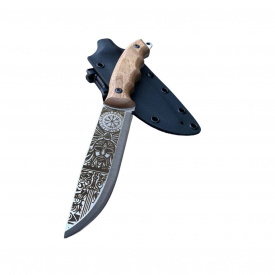 Нож СКАНДИНАВ №2 Gorillas BBQ туристический