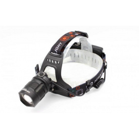Налобный аккумуляторный фонарь Bailong LED Zoom BL-T32 -P50 3 режима Черный (hub_opl4qn)
