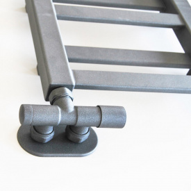 Вентиль ручний Vario Term UNICO 50 мм, Grafite (лівий)