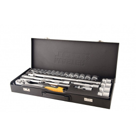 Набор насадок торцевых MASTERTOOL PROFI CrV 1/2" 10-32 мм 24 шт (78-4124)