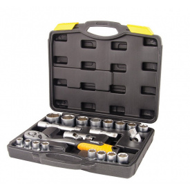 Набор насадок торцевых MASTERTOOL PROFI CrV 1/2" 10-32 мм 21 шт (78-4021-PF)