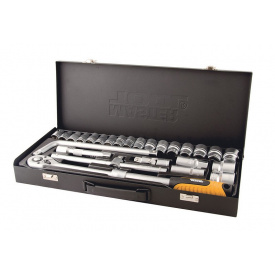 Набор насадок торцевых MASTERTOOL PROFI CrV 1/2" 8-32 мм 26 шт (78-4126)