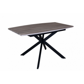 Стол Max's furniture Брайтон 85х140/180х75 см Ясень +Черный
