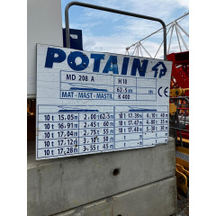 Баштовий кран Potain MD 208 Обухів