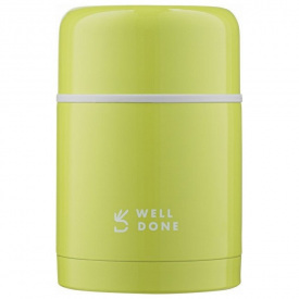 Термос пищевой 600 мл Well Done WD-7016G Green
