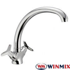 Смеситель для умывальника Winmix Premium Vesta (Chr-273) на гайке