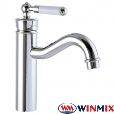 Смеситель для умывальника Winmix Premium Vintage Хром (Chr-001B), Польша