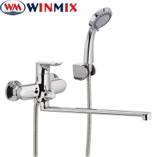 Смеситель для ванны длинный нос Winmix Premium Donna EURO (Chr-006), Польша