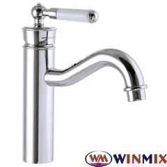Змішувач для умивальника Winmix Premium Vintage Хром (Chr-001B), Польща Васильков