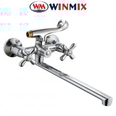 Змішувач для ванни з довгим носом Winmix Premium Dominox Euro (Chr-140) Павлоград