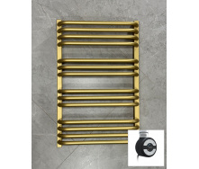 Полотенцесушитель электрический Terma ALEX 760x500 Brass, с ТЕНом MOA