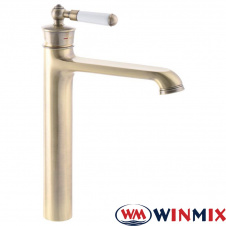 Смеситель для умывальника WINMIX Premium Vintage Bronze (Chr-001) high, Польша