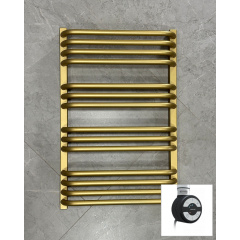 Рушникосушка електрична Terma ALEX 760x500 Brass, з ТЕНом MOA Іршава