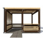 Беседка в стиле модерн 3,0х4,0м Modern Gazebo 07 от производителя Thermowood Production Киев