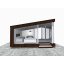 Беседка в стиле лофт 6,0х6,0м Modern Gazebo 06 от производителя Thermowood Production Вінниця