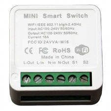 Умный беспроводной включатель RIAS M-16 Wi-Fi 220V 16A/3520W White (3_01781)