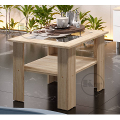 Журнальный столик Компанит Мадрид-МДФ 60х60х50 см дуб-сонома Енергодар