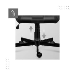 Крісло офісне Markadler Boss 4.2 Black тканина Хуст