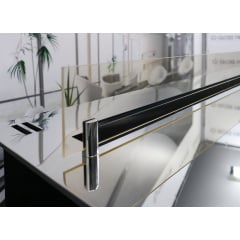 Автоматический биокамин Gloss Fire Dalex Steel 1300 Черный с серебристым Долина