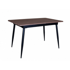 Стол Max's furniture Денвер 75х120/160х75 см Вишня + Черный Черноморск
