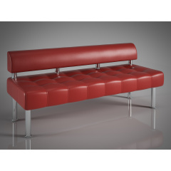 Диван Тонус без подлокотников Sentenzo 1600x600x700 Красный Балаклея