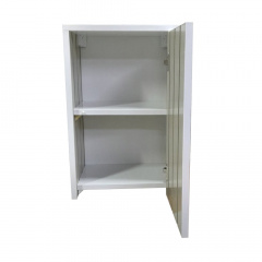 Шкафчик пластиковый для ванной комнаты с внутренним фасадом Mikola-M 40 см Белый Суми