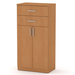 Шкаф книжный Компанит КШ-14 61х37х120 см Бук Хуст