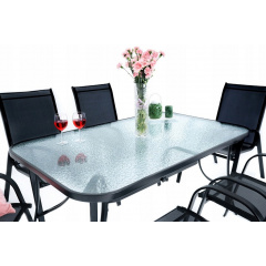 Стол садовый Kontrast MAJORKA Black 120*70*70 см. Южноукраїнськ