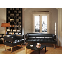 Диван Тонус без подлокотников Sentenzo 1600x600x700 Черный Кременець