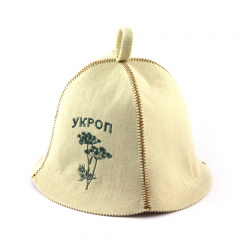 Банна шапка Luxyart Кріп Білий (LA-332) Доманівка