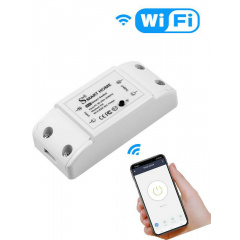 Розумний бездротовий вмикач RIAS Smart Home 220V 10A/2200W White (3_00706) Івано-Франківськ