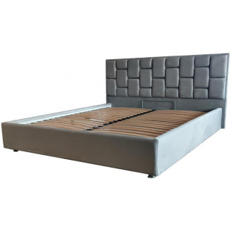 Кровать двуспальная BNB Royal Comfort 160 x 200 см На ножках Серый