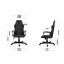 Крісло офісне Markadler Boss 4.2 Black тканина Хуст