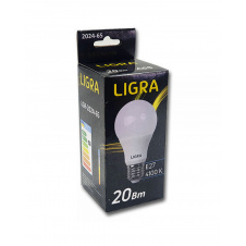 Светодиодная лампа LIGRA А65 20W 4100K E27 (LGR-2024-65)