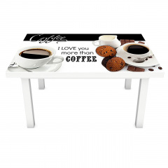 Наклейка вінілова на стіл Zatarga "City Coffee" 650х1200 мм Z180814/1st Лубни