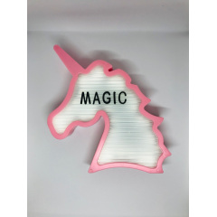 Нічник світильник Єдиноріг Light up message board з посланням Рожевий (uq124107) Кам'янка-Дніпровська