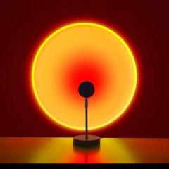 Проекционная настольная LED лампа RIAS Sunset Lamp YY-8086 "Закат" USB 7W (3_01498) Ворожба