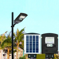 Ліхтар вуличний Solar street light 1VPP на стовп LED на сонячній батареї з датчиком руху Київ