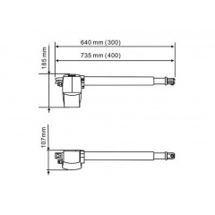 Комплект автоматики для распашных ворот Gant GSW-3000 KIT Конотоп