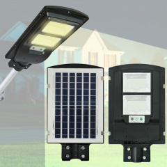 Уличный светильник на солнечной батарее с датчиком движения Solar Street Light 2VPP фонарь на столб 90W Павлоград