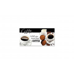 Наклейка вінілова на стіл Zatarga "City Coffee" 600х1200 мм Z180814st Ужгород