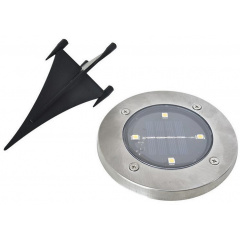 Вуличний світильник на сонячній батареї RIAS Solar Disk Lights 5050 4 Led 5W (3sm_905780056) Київ