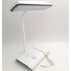 Настільна світлодіодна акумуляторна LED лампа DIGAD 1937 c USB 48 Led 4W (акум 18650 2шт по 3000 mAh) Лубни