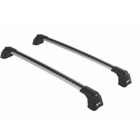 Автобагажник на крышу Turtle AIR 3 Mitsubishi Outlander 2012-2014 Серый