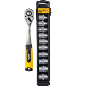 Набор насадок торцевых MASTERTOOL CRV 1/2" 8-19 мм 11 шт (78-1311)