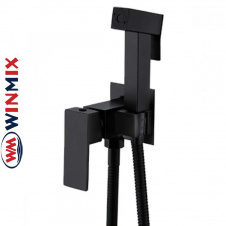 Смеситель для гигиенического душа черный Winmix KUB Black (Chr-333)
