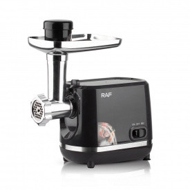 Электрическая мясорубка RAF R.3395 с функцией реверс 1200W Black (3_03760)