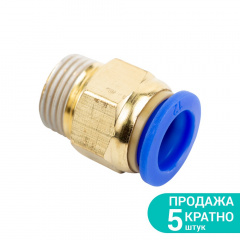 Штуцер цанговий (прямий) Ø12мм МТ 3/8" SIGMA (7026981) Чернівці