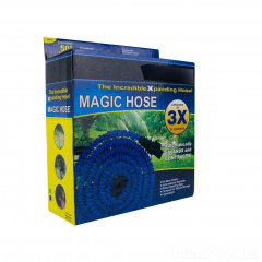 Шланг садовый поливочный с распылителем MAGIC HOSE 87533 15 м Синий Житомир